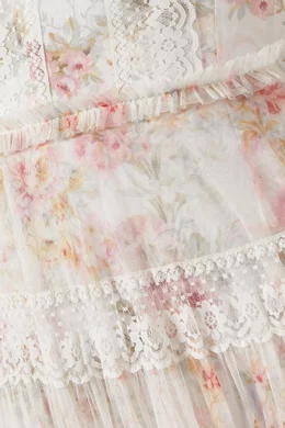 Buy Needle & Thread Multicolour Enchanted Garden Dress in Tulle for Women  Online | Ounass Kuwait