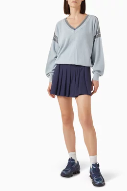 Buy The Upside Blue Fortuna Bonita Sweater in Organic Cotton for