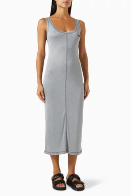 ワンピース MIU MIU GREY DRESS Miu Miu ribbed-knit Mini Dress | Grey | FARFETCH
