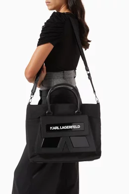 Buy Karl Lagerfeld Kids Black Ikon K Changing Bag for Baby Boys