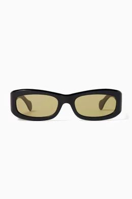 Buy Port Tanger Yellow Saudade Sunglasses in Acetate for Men