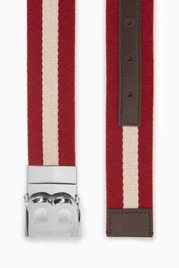 Fabric Belt Red Bally Belt Buy Bally Brown Bising Reversible Belt