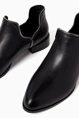 Buy Senso Black Bailey VII Ankle Boots in Leather for Women Online Ounass Kuwait