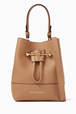 Buy Strathberry Neutral Lana Osette Bucket Bag in Leather for Women Online Ounass Kuwait