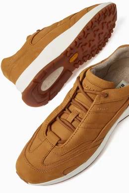 Buy Bally Brown Dressy Slip-on Sneakers in Nubuck for Men  display picture 1