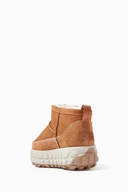 Buy UGG Brown Venture Daze Ultra Mini Boots in Suede for