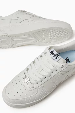 Buy A Bathing Ape White BAPE STA #3 M2 Sneakers in Leather for Men