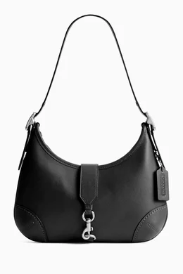 Buy Coach Black Hamptons Hobo Bag in Glovetanned Leather for Women