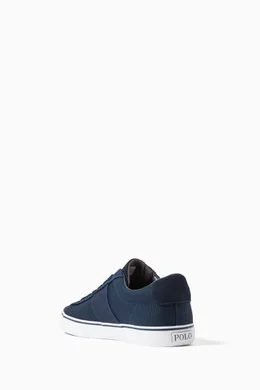 Buy Polo Ralph Lauren Blue Sayer Low-top Sneakers in Canvas for