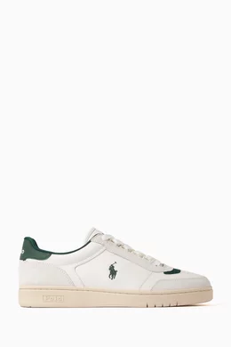 Polo court 1 leather sneaker on sale