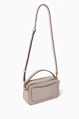 Buy Tod's Grey Mini T Timeless Camera Bag in Calfskin