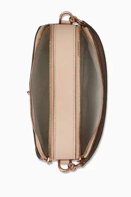 Buy Tod's Neutral Mini T Timeless Camera Bag in Calfskin