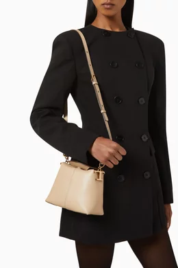 Buy Tod's Neutral Micro 'T' Case Tote Messenger Bag in