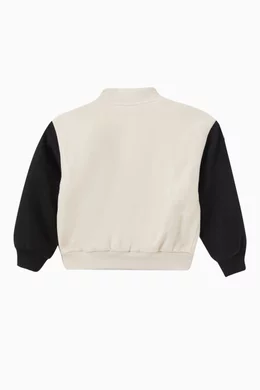 Calvin klein varsity bomber jacket sale