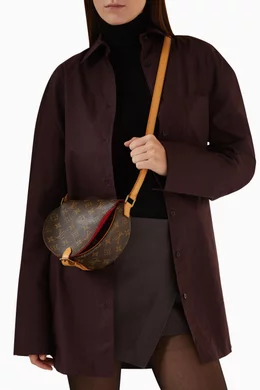 Buy Louis Vuitton Pre-Loved Brown Sac Tambourine Crossbody Bag in