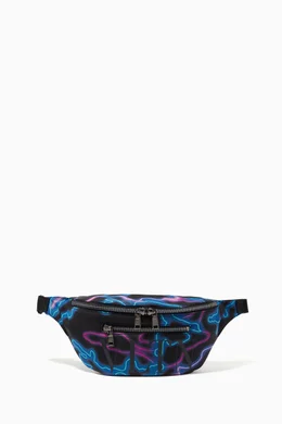Buy Valentino Garavani Multicolour Neon Camo Belt Bag in Nylon for Men Online Ounass Kuwait