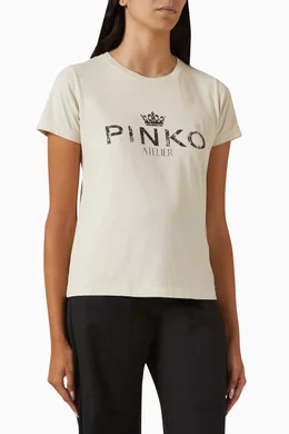 Tシャツ・カットソー PINKO 'Manny' T-shirt White PINKO Manny Tシャツ | ホワイト | FARFETCH JP