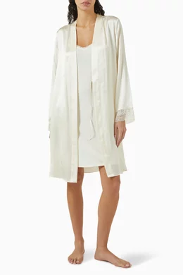 Buy Calvin Klein Neutral CK Attraction Sleep Slip Dress in Stretch Modal for Women Online Ounass Kuwait