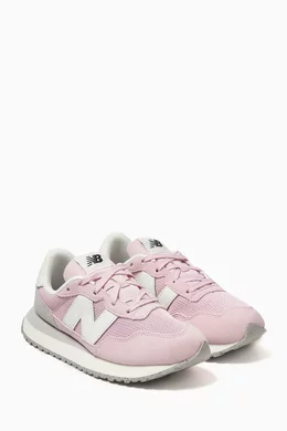 Buy New Balance Pink 237 Sneakers in Suede mesh for Girls Online