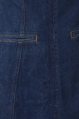 Buy Reformation Blue Citron Mini Dress in Denim for Women Online | Ounass  Kuwait