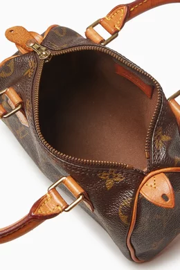 Buy Louis Vuitton Pre-Loved Brown 90s Nano Speedy Bag in Monogram