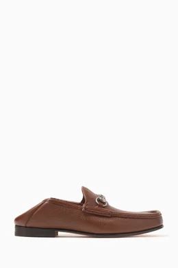 Buy Gucci Brown Horsebit 1953 Loafers in Leather for Men Online | Ounass  Kuwait