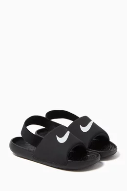 Buy Nike Black Kawa Slide Sandals in Rubber for Boys Online Ounass Kuwait