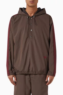 Buy adidas Brown x Wales Bonner Anorak Hoodie for Men Online