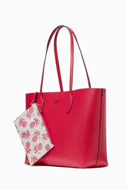 Buy Kate Spade New York Red Large Bleecker Tote Bag in Saffiano