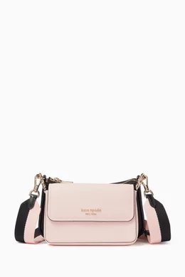Buy Kate Spade New York Pink Double-up Two-tone Crossbody Bag in