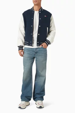 Clothing Tommy Jeans Varsity Bomber Jacket Buy Tommy Jeans Blue