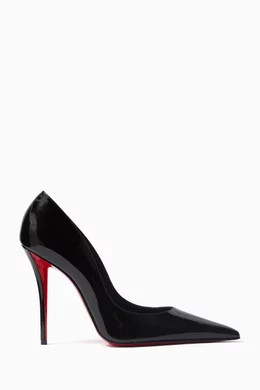 Buy Christian Louboutin Black Miss Z 100 Pumps in Patent