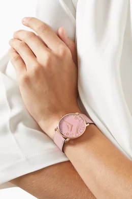 Buy Coach Pink Elliot Quartz Watch, 36mm for Women Online Ounass