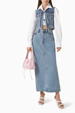 【関税&送料込】Alexander Wang Embellished Denim Vest 242187F068001_1.jpg