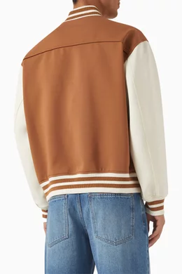 Buy MCM Brown Track Jacket in Recycled Cotton blend for Men Online Ounass Kuwait