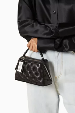 関税送料無料【Maison Margiela】Glam Slam Trapezoid handbag Maison Margiela Glam Slam Classique Small Shoulder Bag