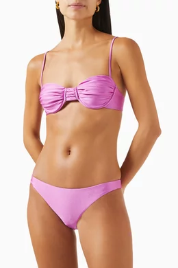 Buy Jade Swim Pink Mia Bikini Top for Women Online Ounass Kuwait
