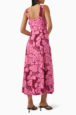 Buy Minkpink Pink Persephone Midi Dress for Women Online Ounass