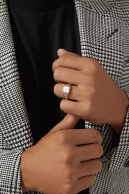 Buy Serge DeNimes Silver Dove Cameo Ring in Sterling Silver
