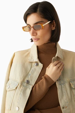 Buy Le Specs Brown Lil Starlight Sunglasses for Women Online
