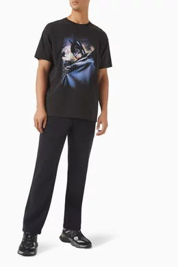 ☆ KITH x BATMAN Forever Hero vintage tee コラボTシャツ ☆ Kith x Batman Forever Hero Vintage Tee Black Men's - FW24 - US