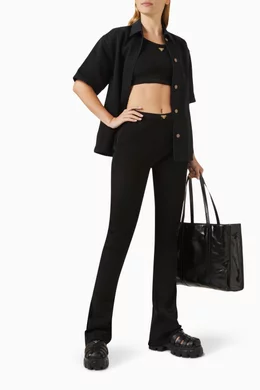パンツ Prada Jersey Flare Pants PRADA｜CHINO PANTS (SPH313 S232 11BZ F0002) (PRADA