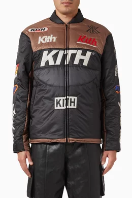 ジャケット・アウター KITH FullZip Brixton Puffed Shirt Jacket KHM010651-104-FRONT_e97c7307-
