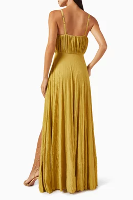 ワンピース ELISABETTA FRANCHI Woman Dress Yellow ABT515 DC7 Elisabetta Franchi Yellow Dress - Elegant & Comfortable