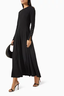 Buy Marella Black Soledad Maxi Dress in Jersey for Women Online | Ounass  Kuwait