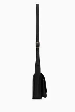ショルダーバッグ Saint Laurent Small Messenger Bag In Smooth Leather Buy SAINT LAURENT Black Small Messenger Bag in Smooth