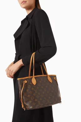 Buy Louis Vuitton Pre-Loved Brown Neverfull PM Monogram Tote Bag