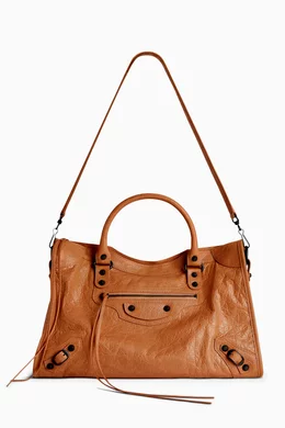 Balenciaga city bag brown top