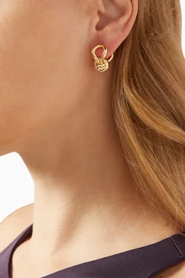エレガント♪【Bottega Veneta】Knot earrings Bottega Veneta Knot Earrings, Gold | Neiman Marcus