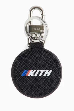 Kith Bmw Leather Key Ring Kith X BMW Rondel Leather Keyring Techno